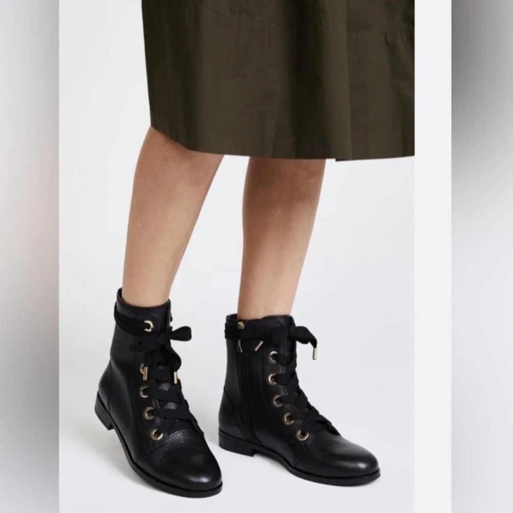 Kate Spade Raquelle Black Leather Ankle Boost 8.5